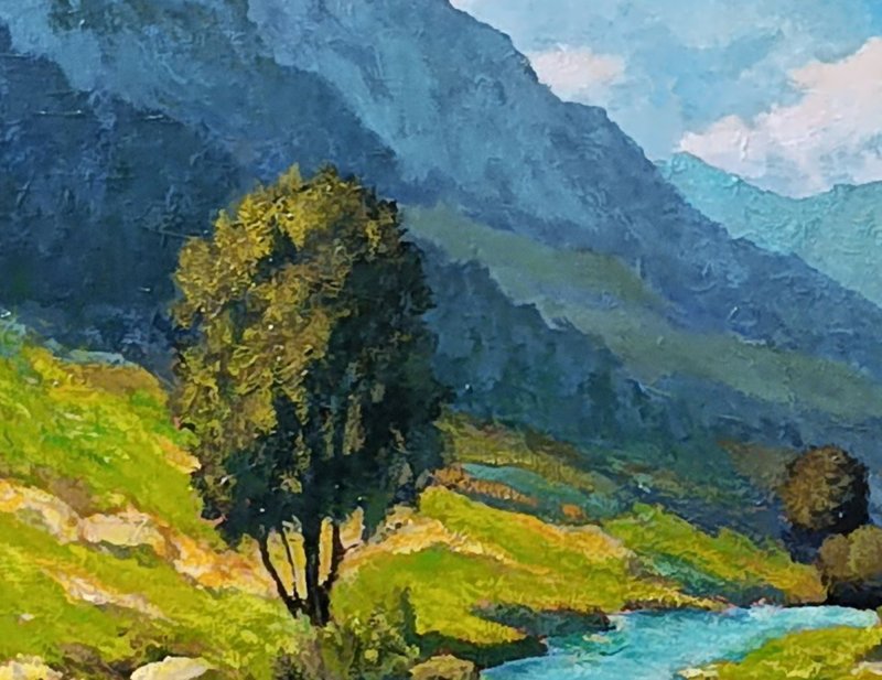 Drveni most, Slika Rade Grahovac
