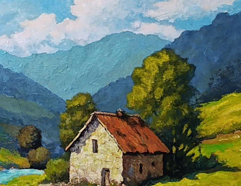 Drveni most, Slika Rade Grahovac