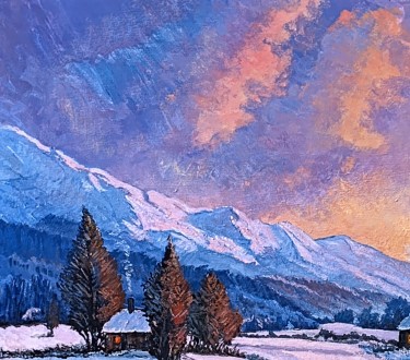 Winter idyll, Painting Rade Grahovac