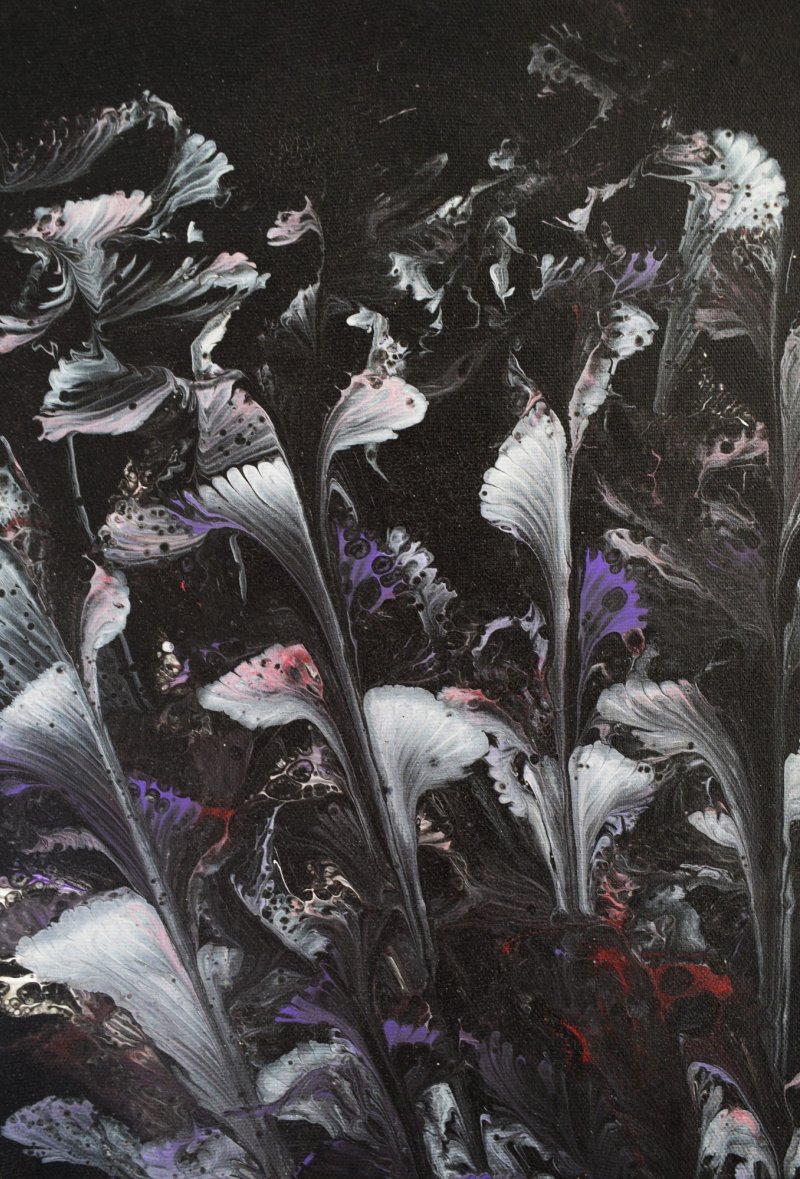 Pouring art, Painting Tamara Gak