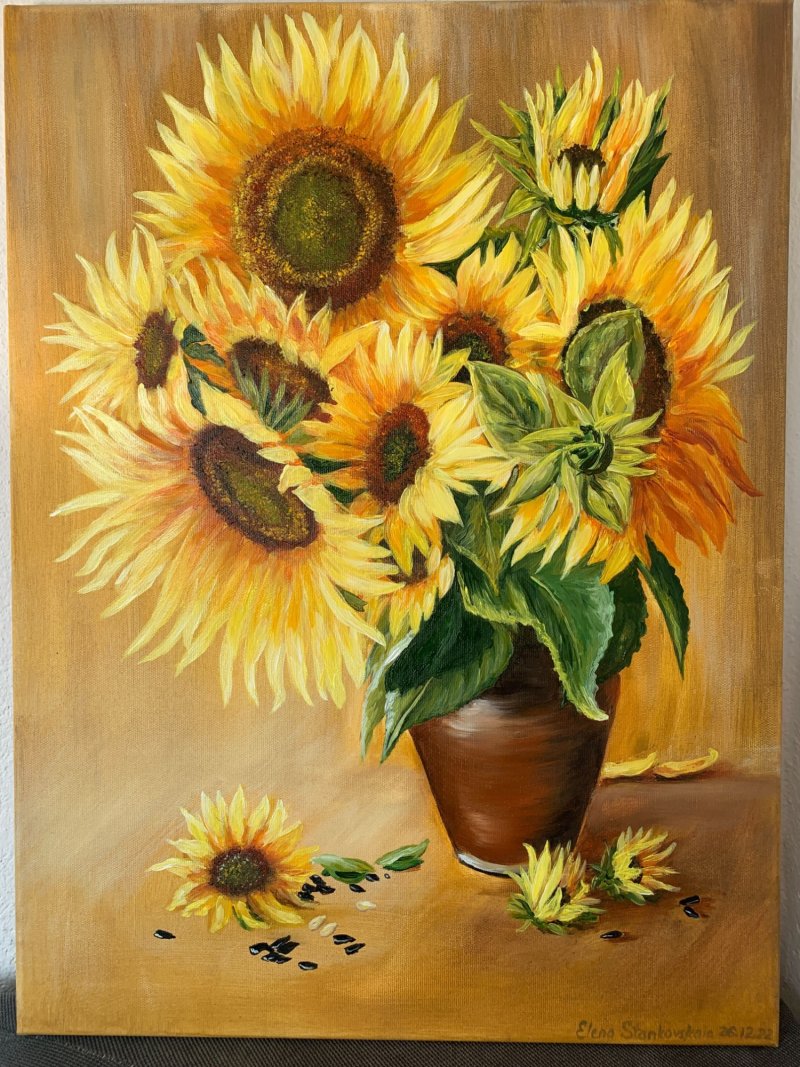 suncokreti, Slika Elena Stankovskaia