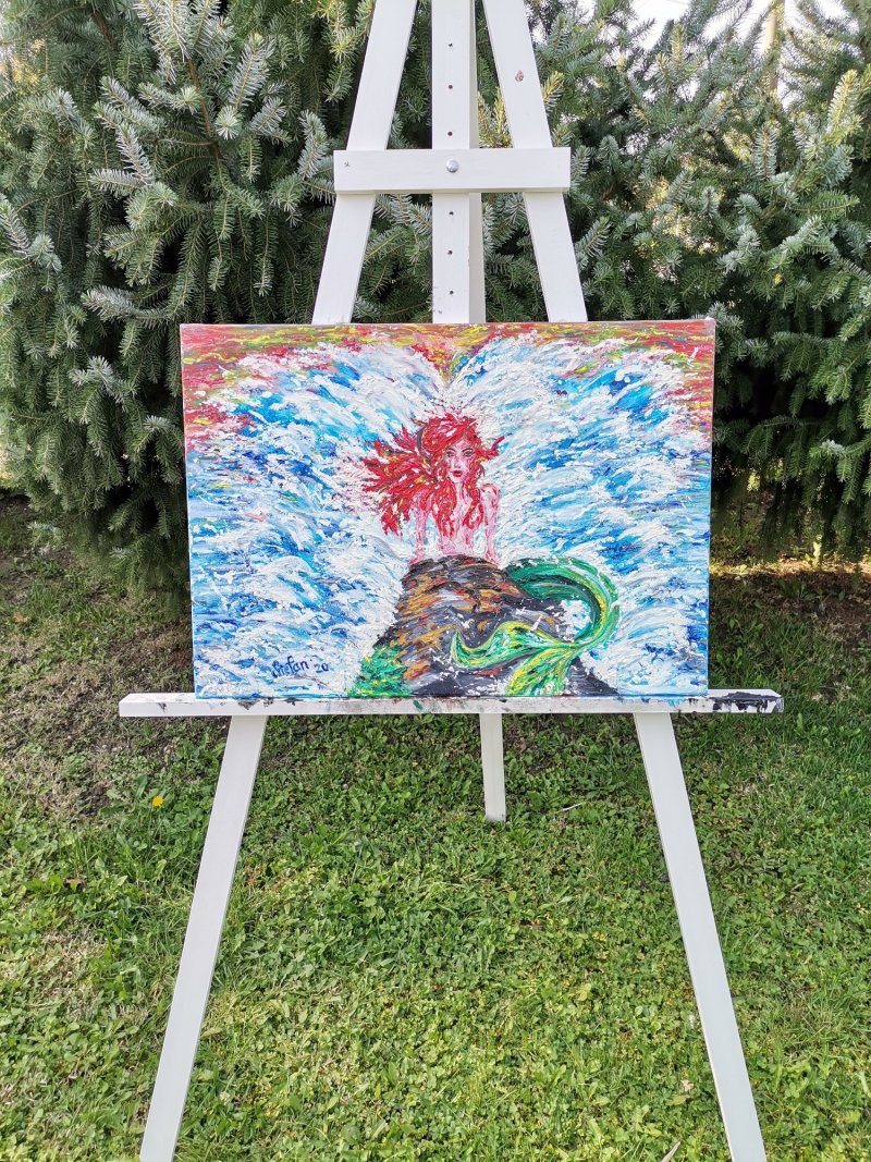 Little Mermaid, Painting Stefan Stojsic