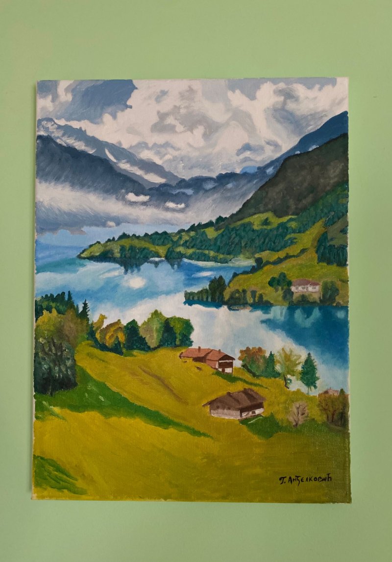 Where Nature Speaks in Color, Painting Gordana Anđelković