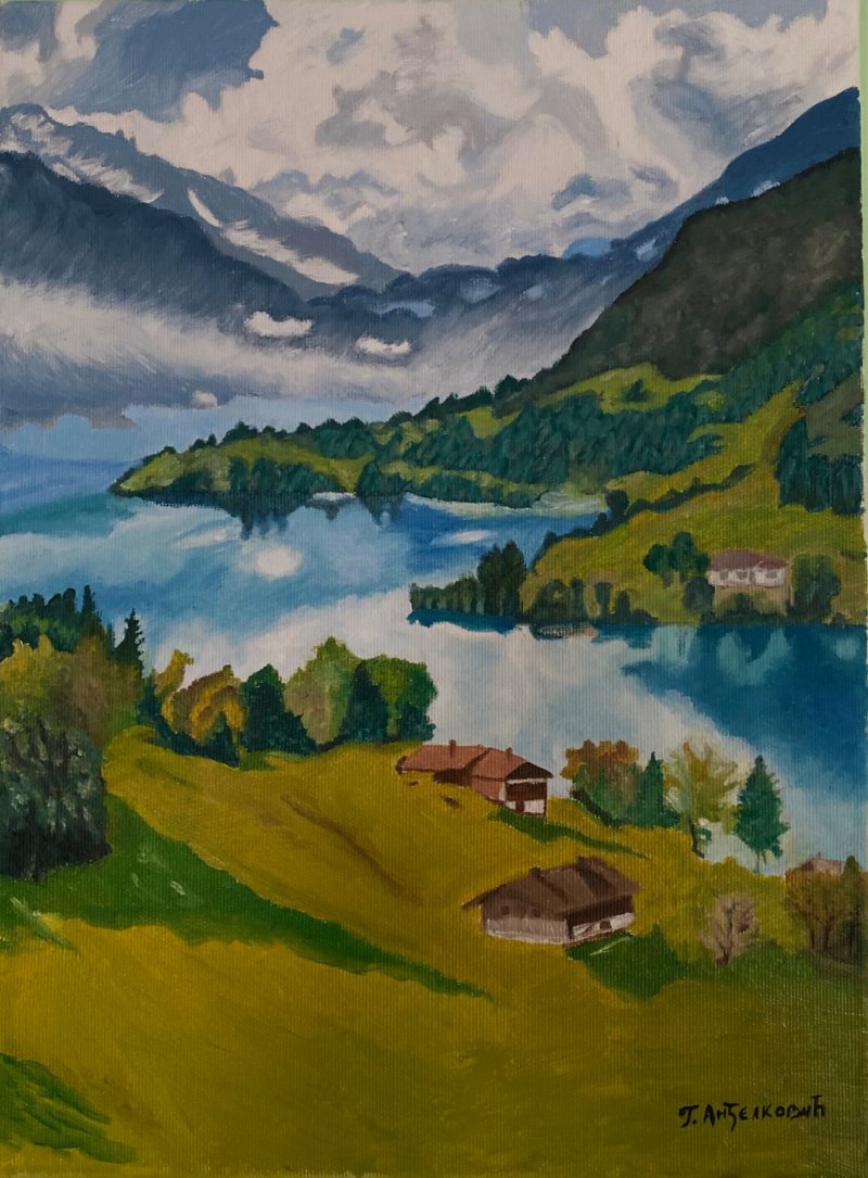 Where Nature Speaks in Color, Painting Gordana Anđelković