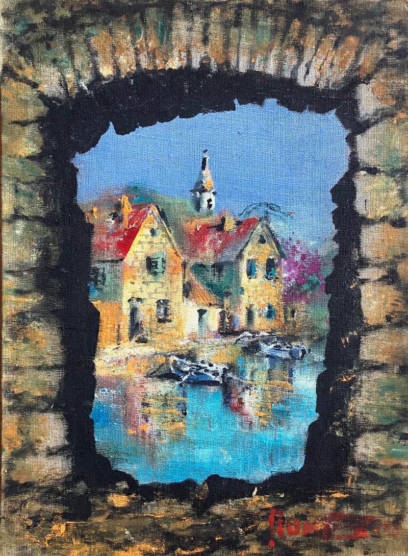 Stone Window, Painting Dragan Rumencic