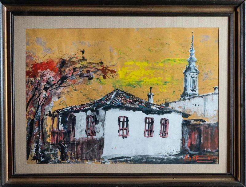 Old Belgrade, Painting Dragan Rumencic