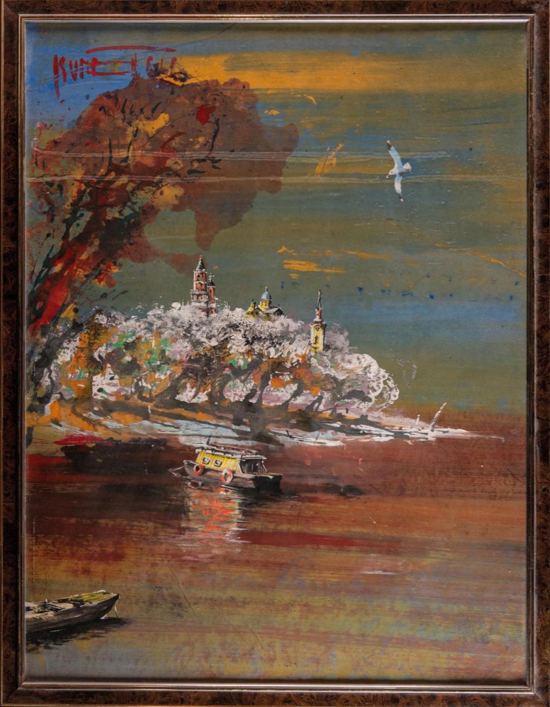 Dusk, Painting Dragan Rumencic