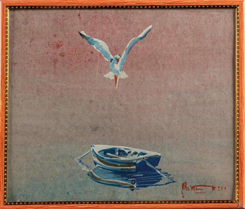 Seagull, Painting Dragan Rumencic