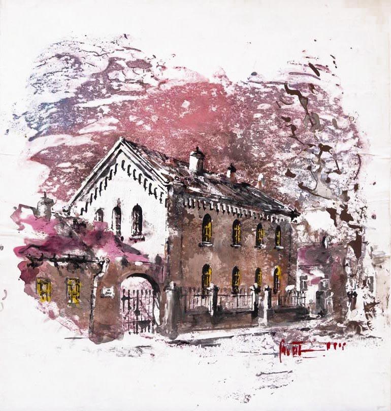 Zemun Synagogue, Painting Dragan Rumencic
