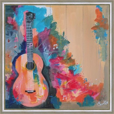 CHORDS ON MY GUITAR, Painting Slađana Spasić