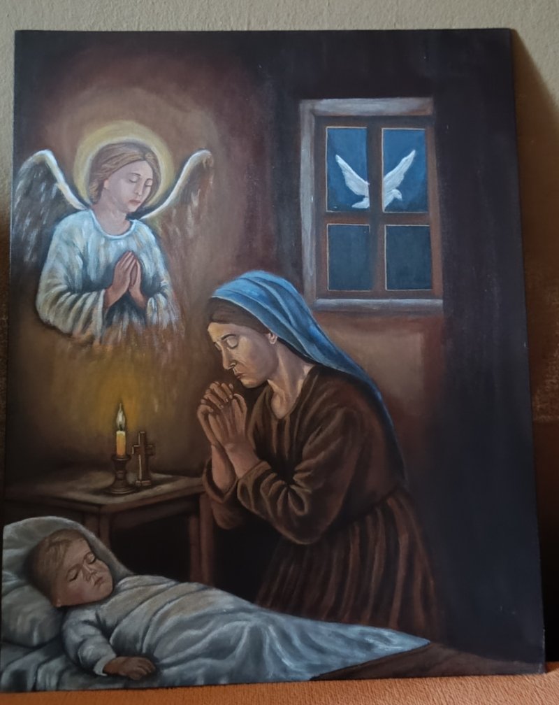 Majčina molitva, Slika Marija Milanovic Dzinovic