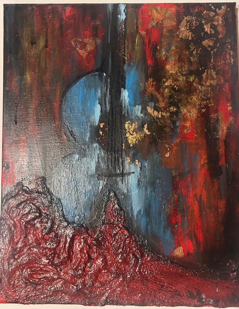 Silence Behind the Scream, Painting Katarina Brence