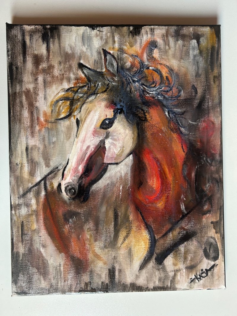 In One Breath, Painting Katarina Brence