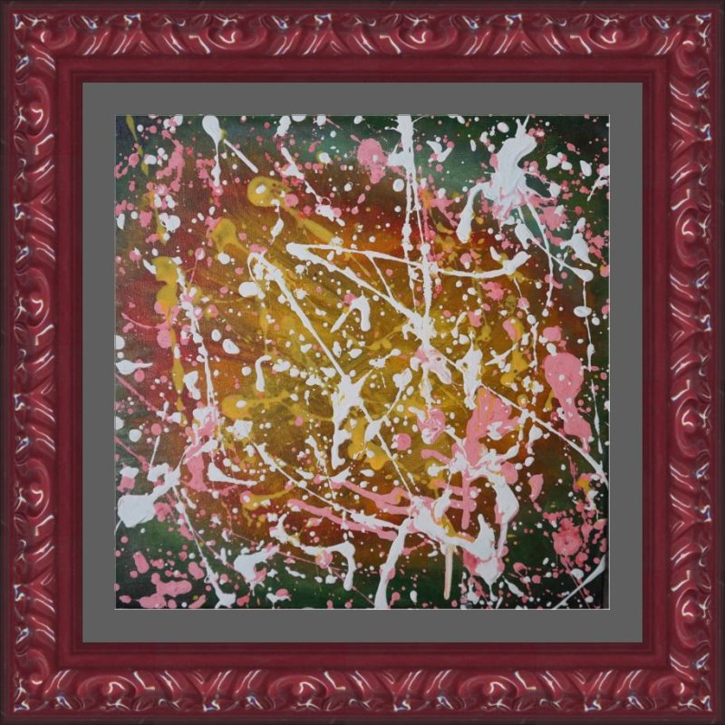 Kosmicko cvetanje, Painting Nikola Stevancevic