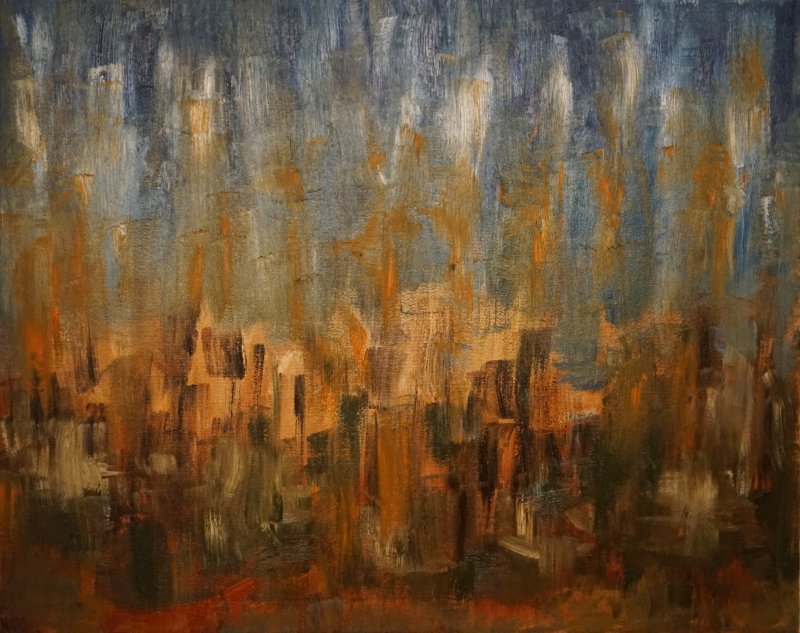 Golden echos, Painting Nikola Stevancevic