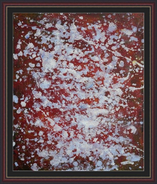 Celestial collision, Painting Nikola Stevancevic