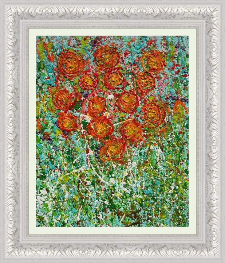 Sunfire Blossoms, Painting Nikola Stevancevic