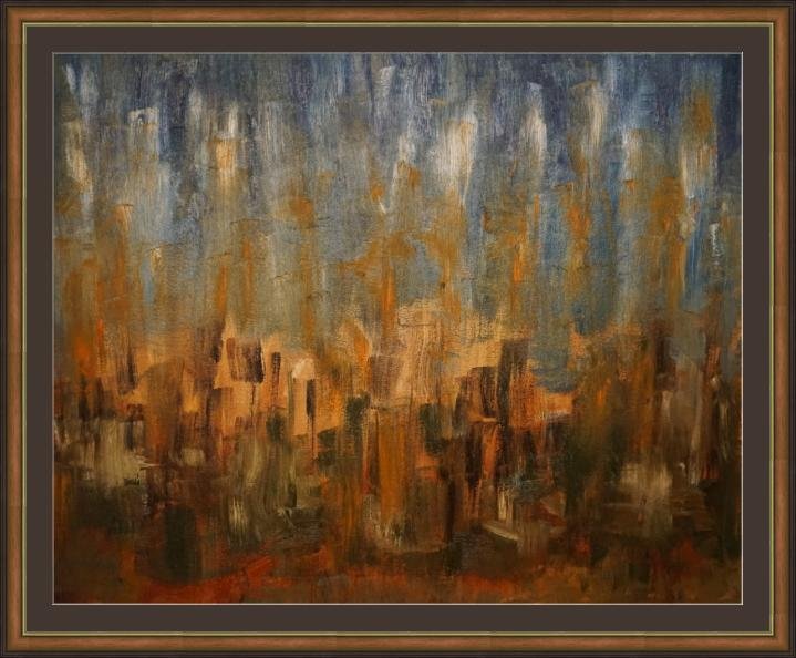 Golden echos, Painting Nikola Stevancevic