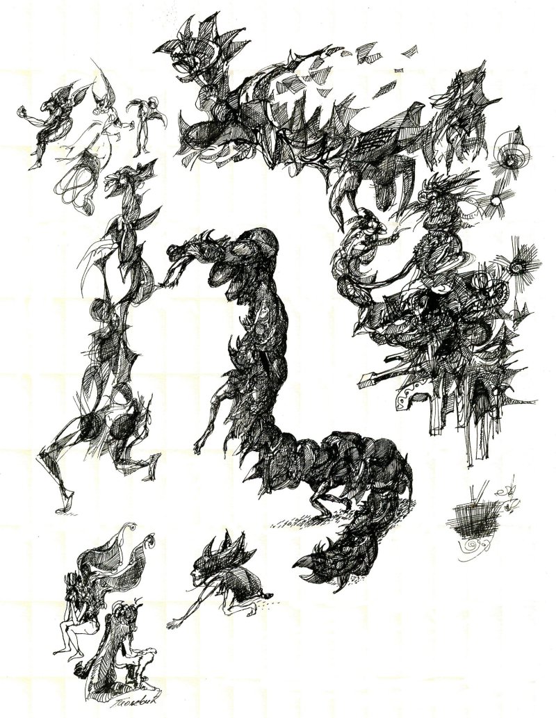 Centipede, Crtež Đorđe Toljević