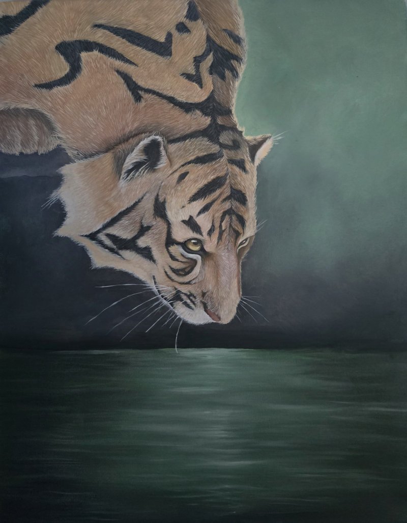 View of the wildernees, Painting Bojana Terzić