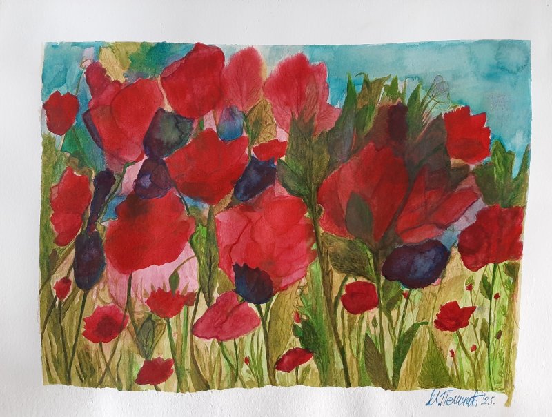 Flowers parfum, Painting Irena  Pelicic