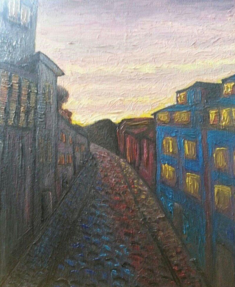 Sunset, Painting Irena  Pelicic