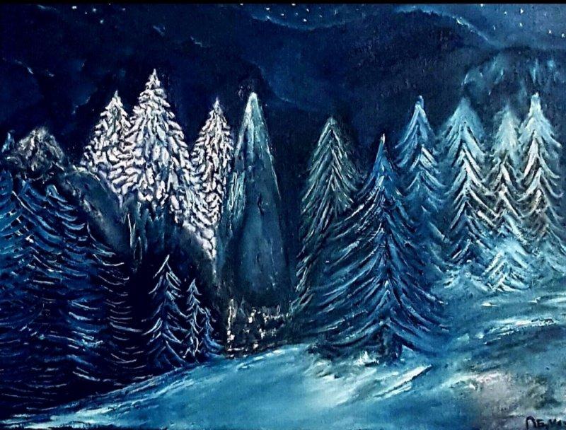 Winter story, Painting Irena  Pelicic