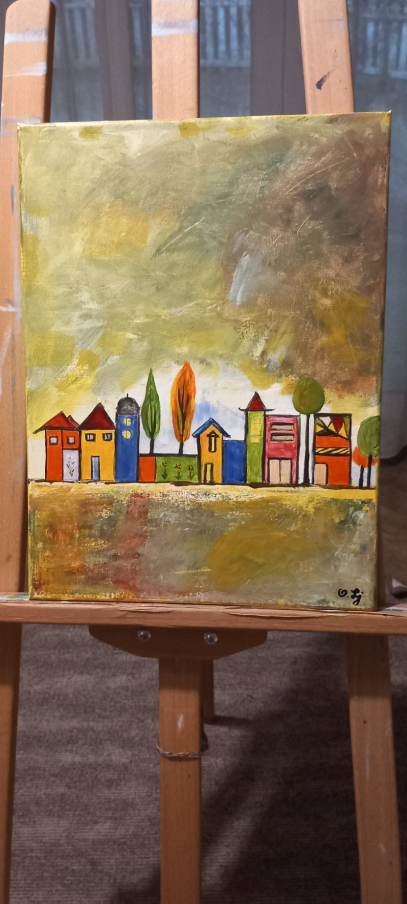 Happy Street, Painting Ljiljana Obradovic