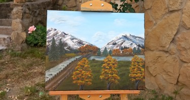 Beside the river