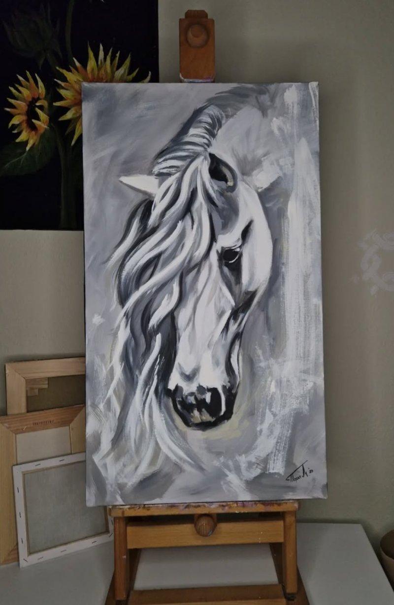 Horse, Painting Teodora Milosavljevic