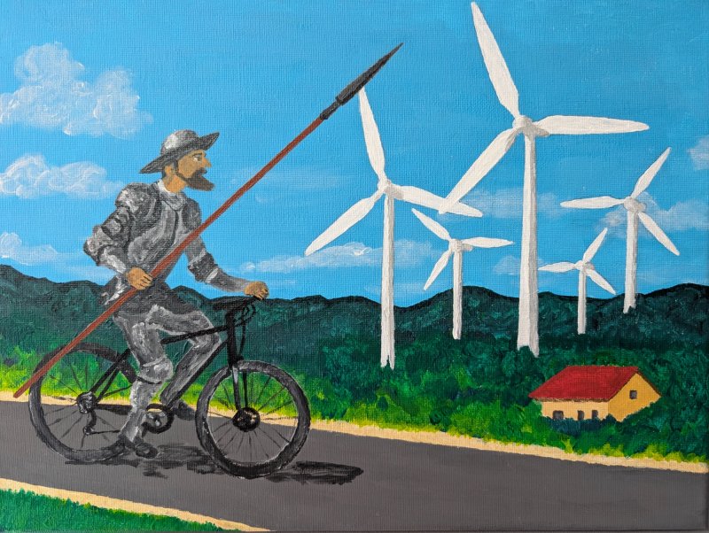 Don Quixote 2025, Painting Zlatibor Stankovic