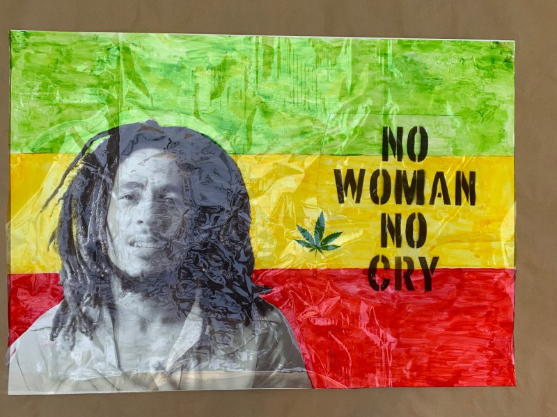 BOB MARLEY, Painting Goran Kosanović