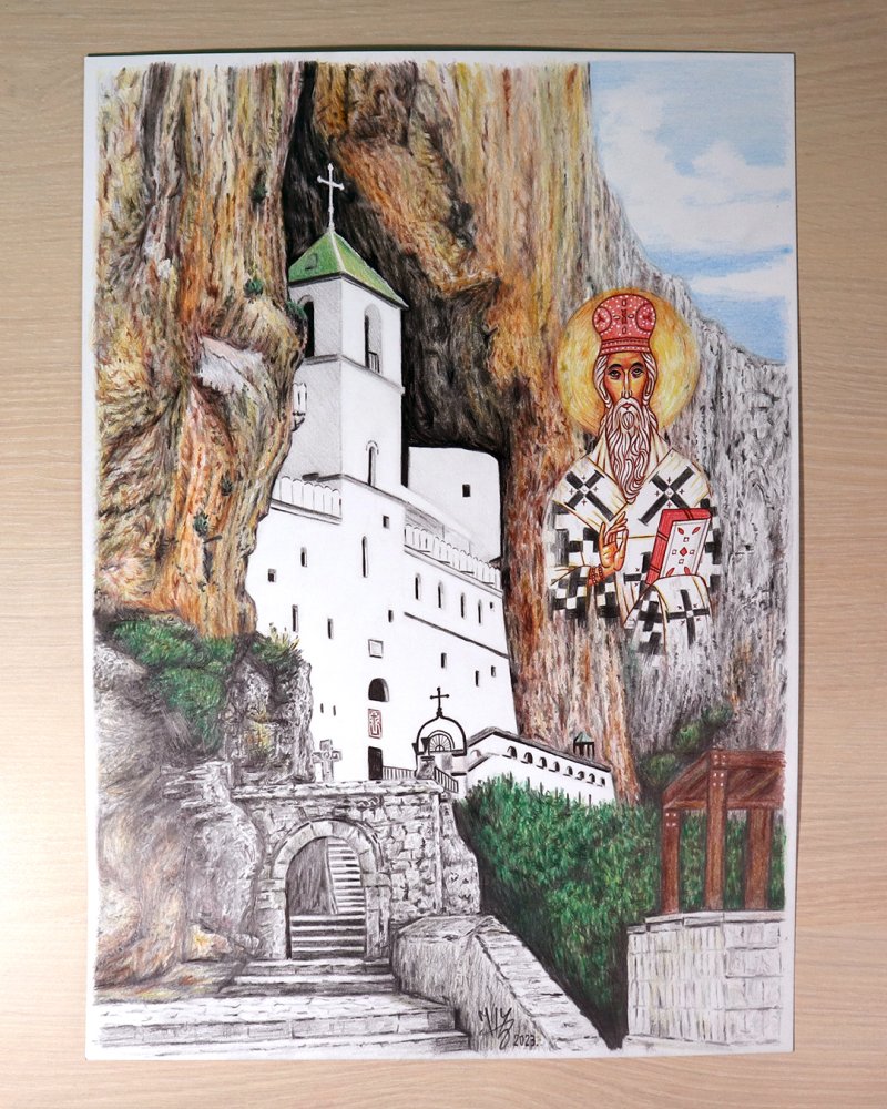 OSTROG, Drawing DJUKAN - FINE ART