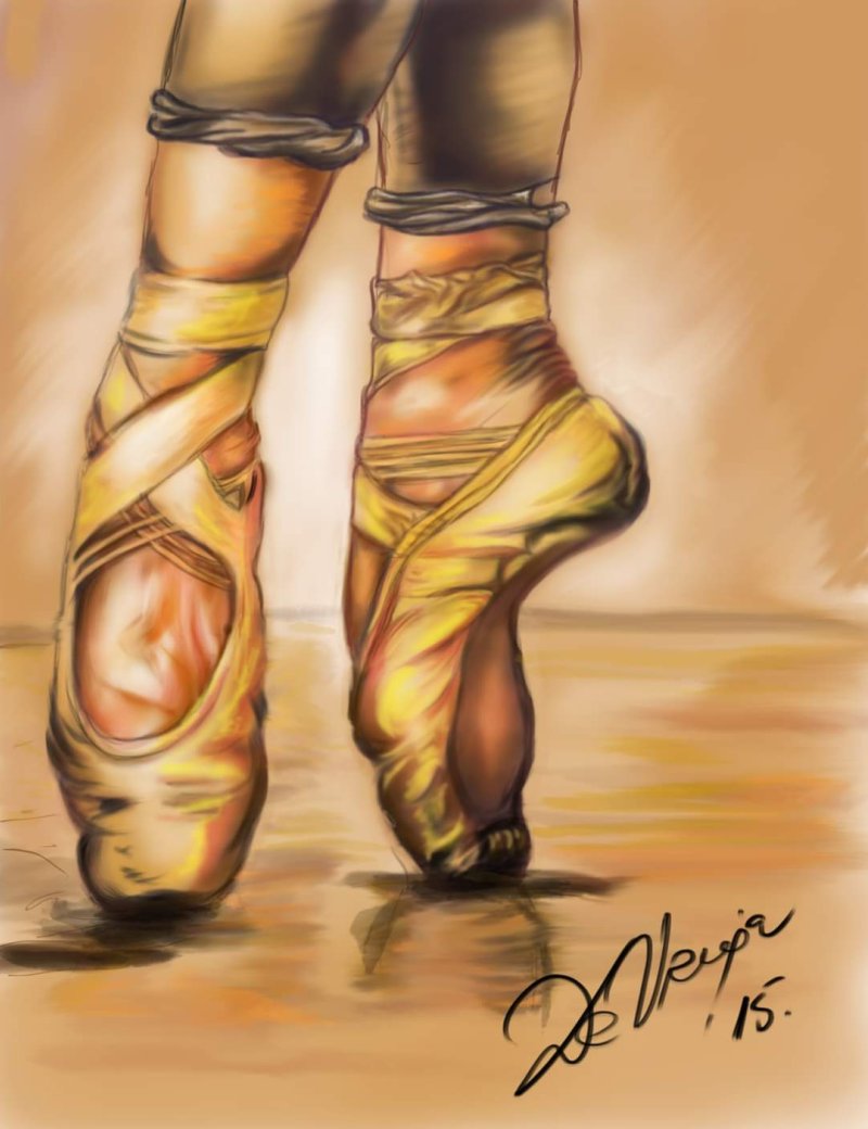 Ballet 1, Digital Art Van Gogha