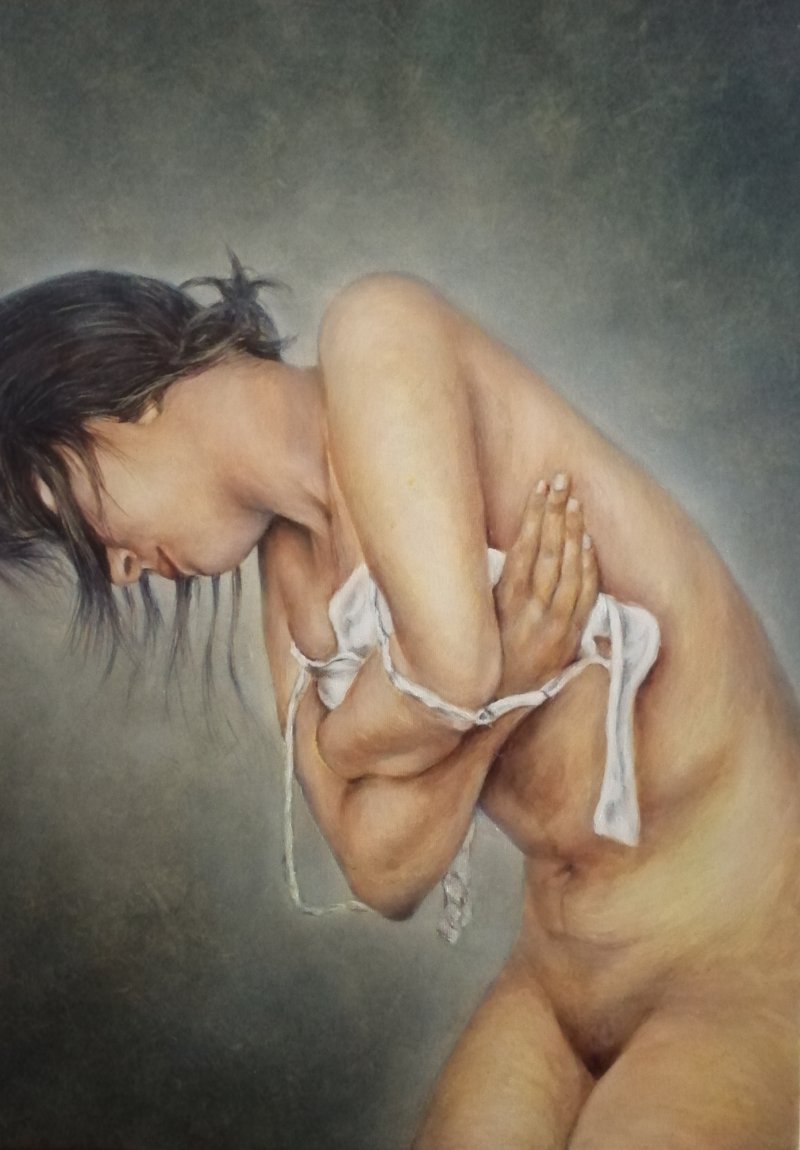 Nude figure 1, Painting Bojan Malešević