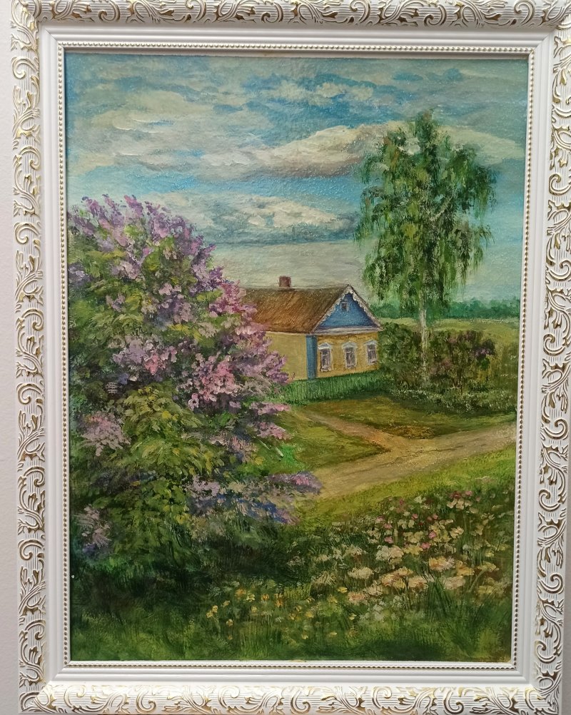 rustic landscape, Painting Galina Krasovskaya
