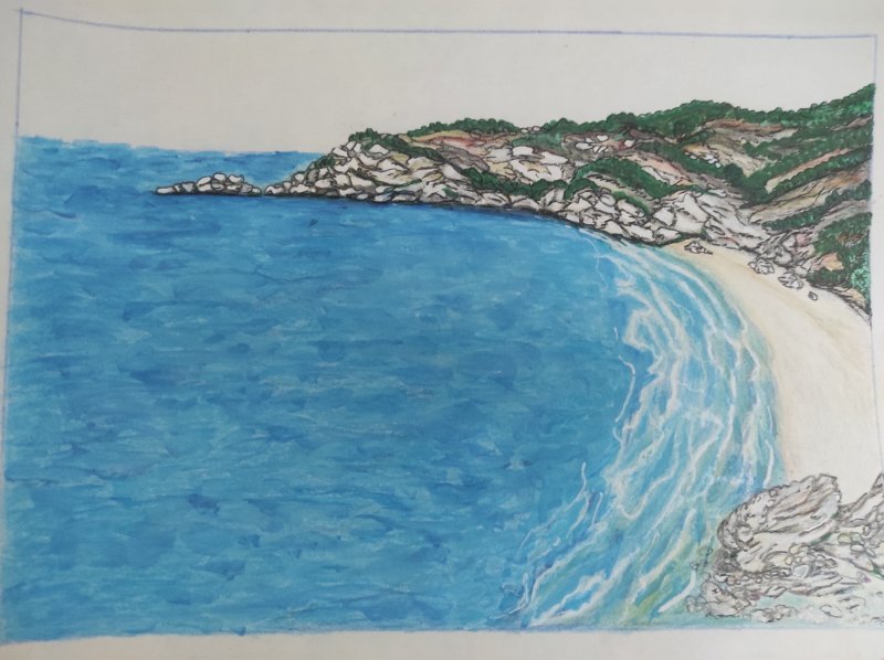 Plaža, Slika Maja Milošević