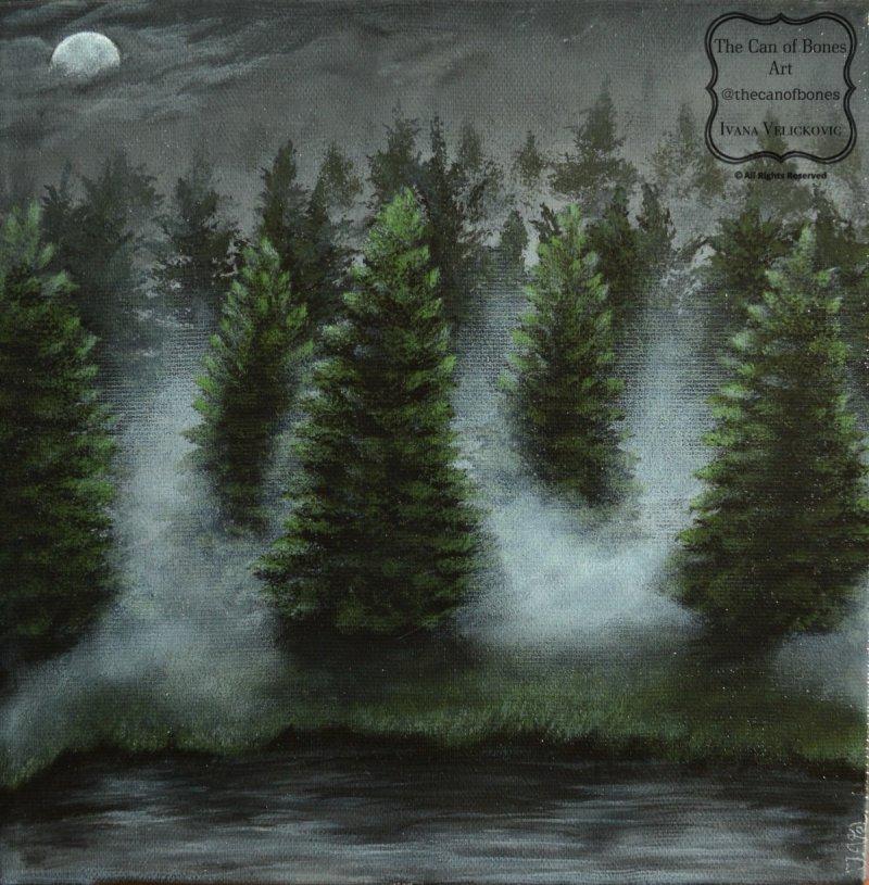 Dark forest, Slika Ivana Veličković