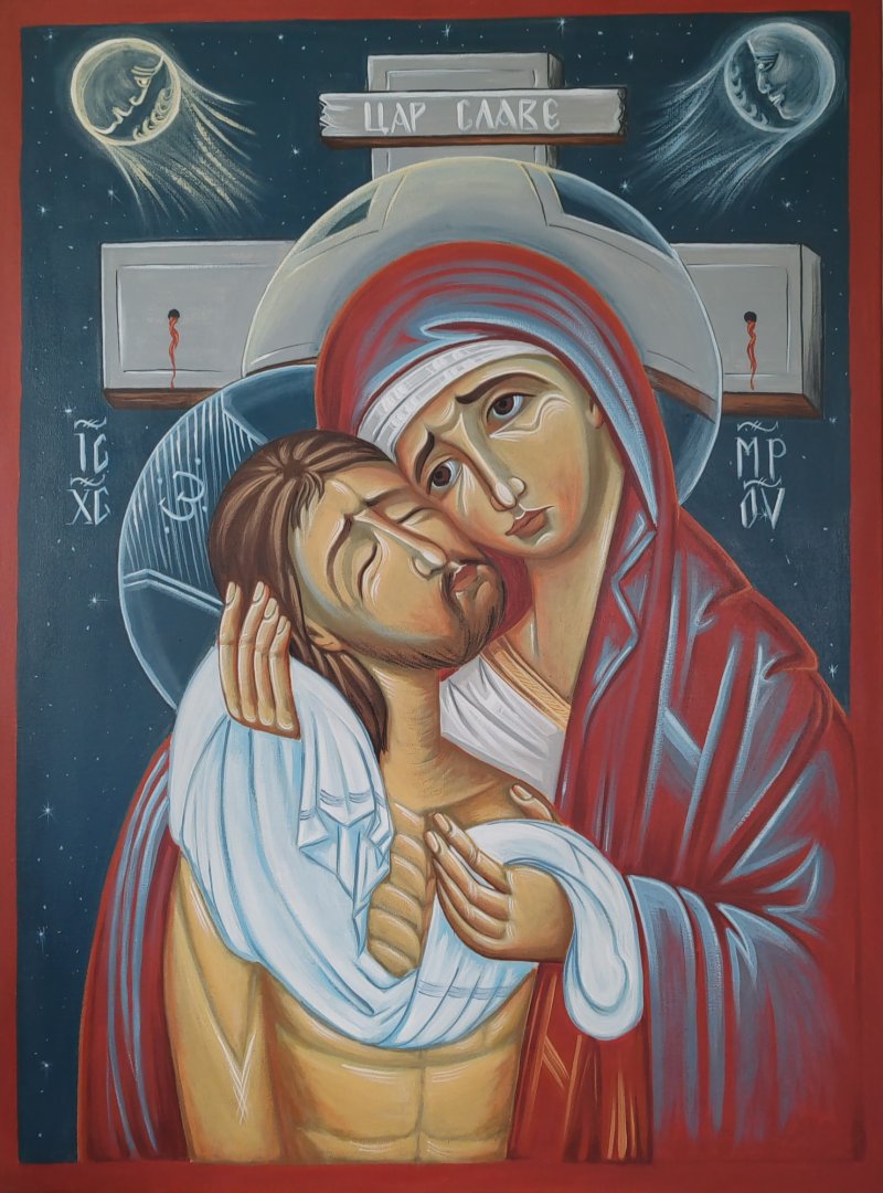 Oplakivanje Gospoda, Slika Ljiljana  Petrović