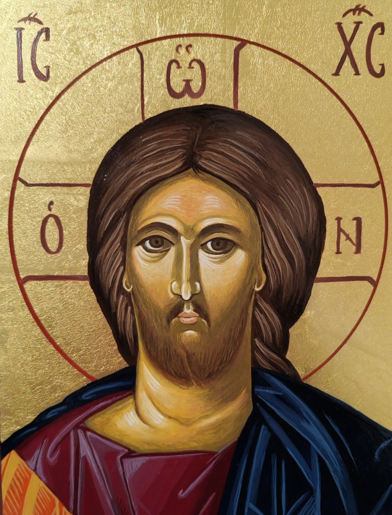Jesus Christ, Painting Ljiljana  Petrović