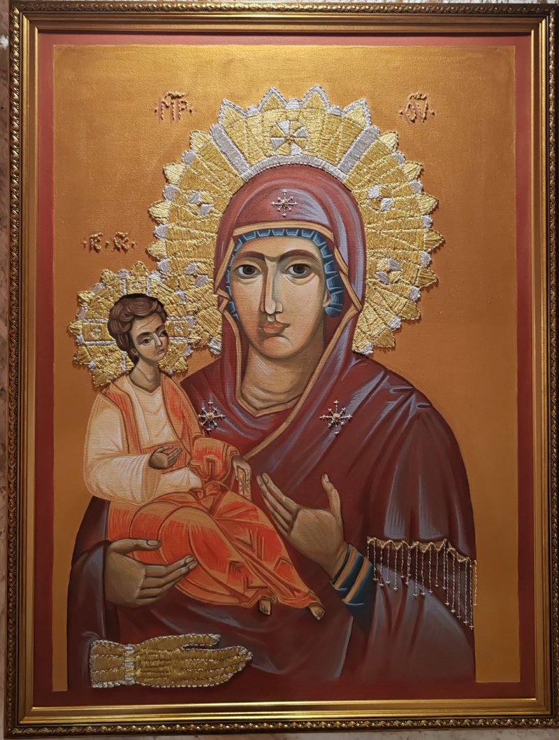 Bogorodica Trojerucica, Slika Ljiljana  Petrović