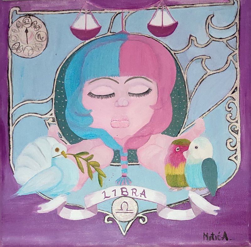 Libra, Painting Aleksandra Mitić