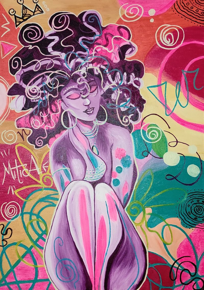 Confusion, Painting Aleksandra Mitić