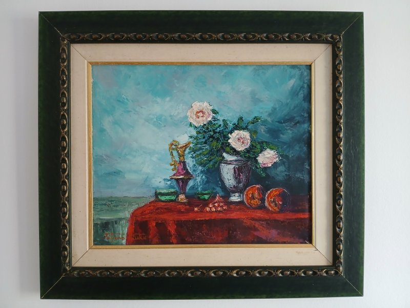 Roses in a vase