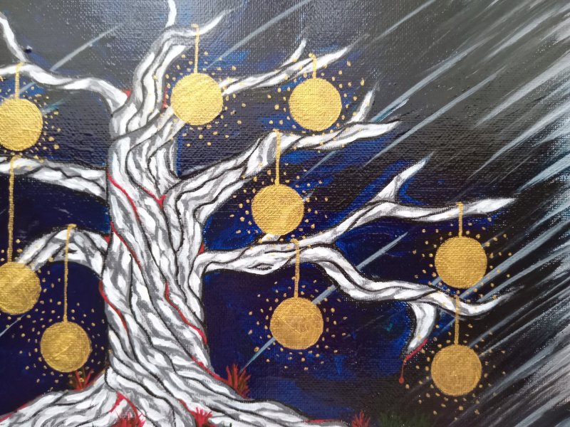 The Golden Tree, Painting Natasha