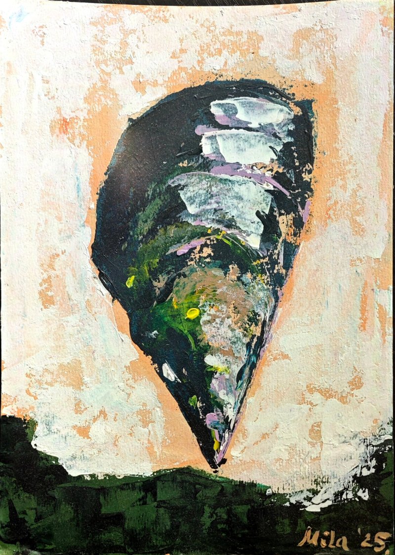 Mussels, Painting Milica Gregovic