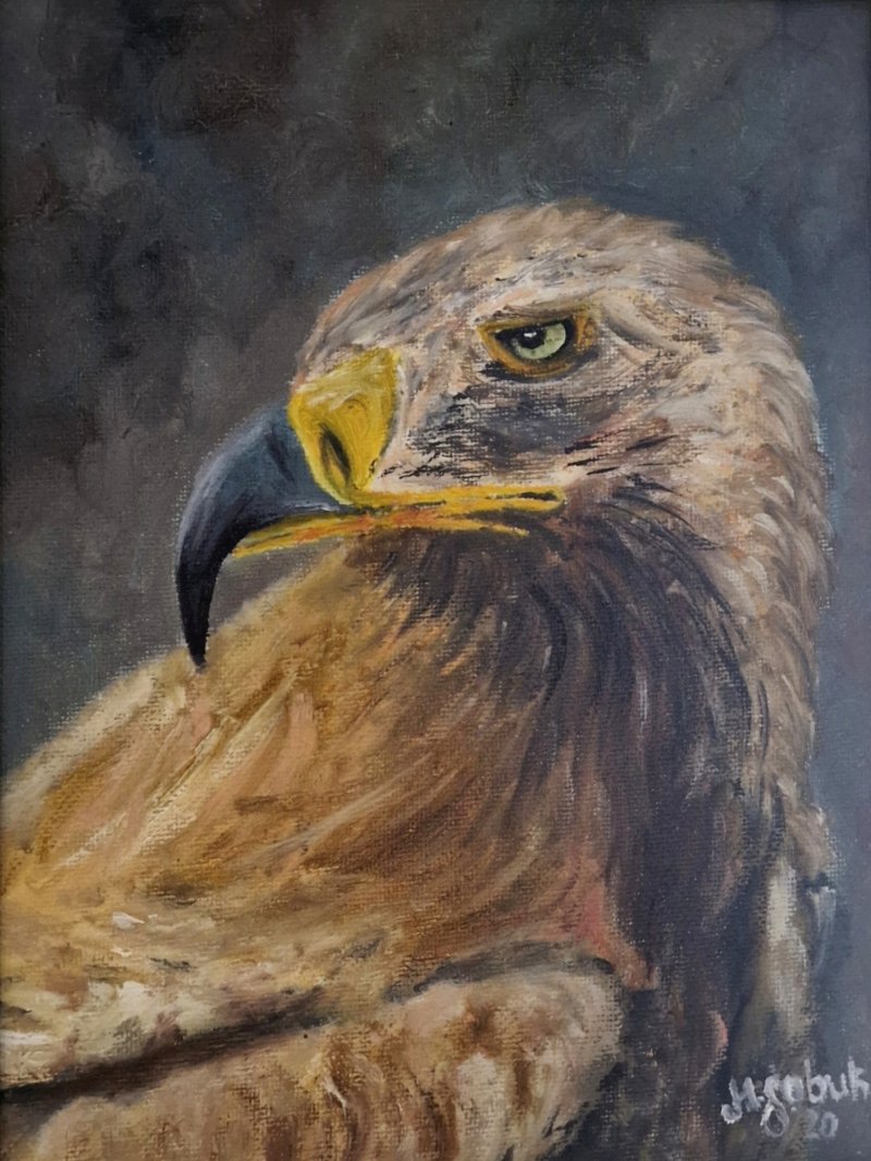 Eagle, Painting Miloš Jović