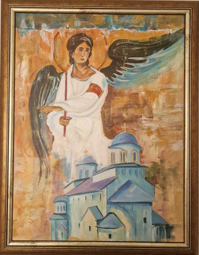 Mileševa, Slika Miloš Jović