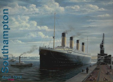 Titanik na doku br 44 Southampton 1912, Slika Marko Lulić