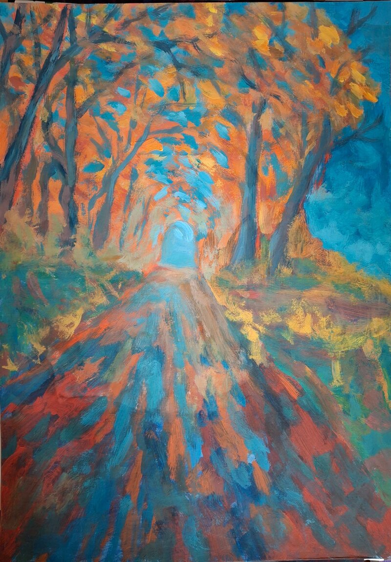 Autumn, Painting Dimitrije  Paštar